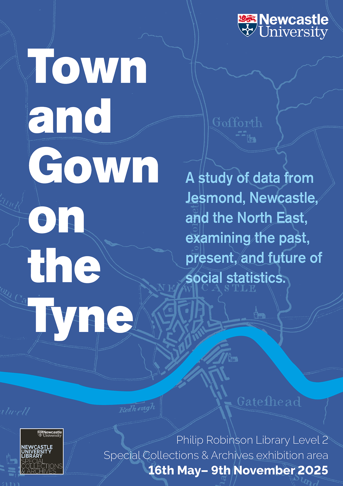 Poster from the Town and Gown exhibition